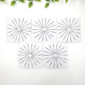 국산 검정 기본 헤어 실핀 머리핀 5판