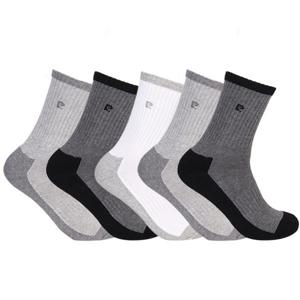 [피에르가르뎅]남성 스포츠파일양말 투톤파일장목양말 색5족 국