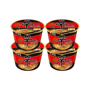 농심 신라면 블랙 101g x4개 / 컵라면 사발