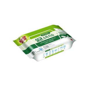 3M 스카치브라이트 살균소독티슈 20매 세정 살균 소독 청소 클리
