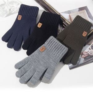 남성 스마트 터치 기본 라벨 장갑 URK210