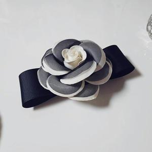 스타일리쉬 화려한 고급 까멜리아 헤어핀 머리핀 39c