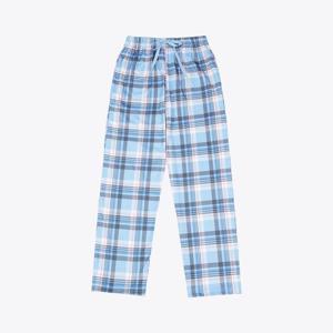 [예스]피치기모 체크 블루 남여공용 파자마 YSWEZ851