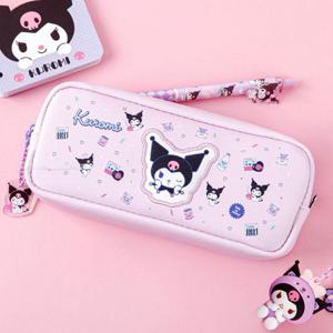 JW 산리오 쿠로미 말랑 사각파우치 필통 연보라