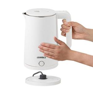 리빙센스3133 이중단열 무선 전기포트 2L 내부스텐