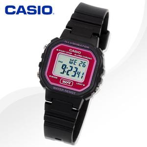 정품[CASIO]카시오 LA-20WH-4ADF 블랙 우레탄 밴드 시계 LA-20WH-4A