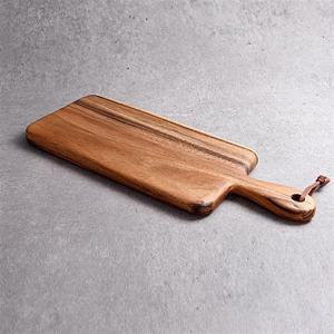 아카시아 원목 플레이트 손잡이도마/대/L 위생도마