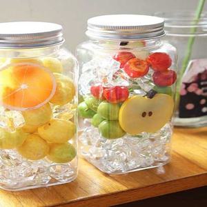 투명한 보틀에 담긴 과일미니어처 후르츠 보틀