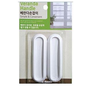 베란다 손잡이 2p 유리손잡이 베란다손잡이 유리문손잡이 창문손