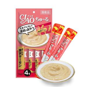 이나바 챠오츄르 SC-143 참치+연어 4PX10개 애묘 영양간식