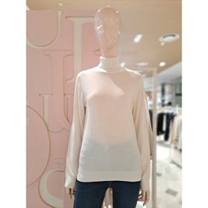 [숲]턴업 목폴라 긴팔니트 SZBLK34