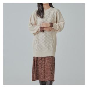 [미쏘][미쏘]V넥 도트 롱원피스(MIWOWAV16G).