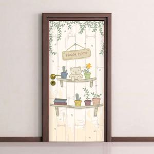 현관문 리폼 시트지_해피홈