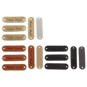 HAND MADE 가죽 라벨 택 100p