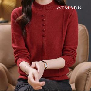 ATMARK 버튼장식풀오버니트_AA39KN063G