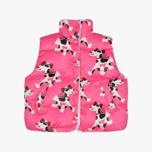 [미니도우]마일로 유아 여아 남아 아동 양털 패딩 조끼 베스트