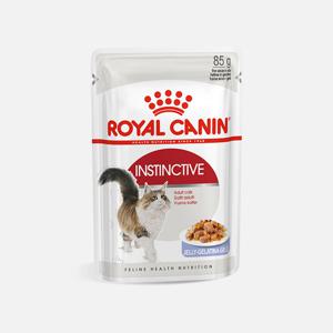 로얄캐닌 캣 인스팅티브 젤리 파우치 85g 요로기계 건강 고양이 사료