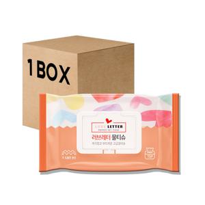 러브레터 물티슈 70매 1박스 10개입 저자극 엠보싱