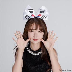 파티용품 응원머리띠 점보태극기머리띠 파티머리띠