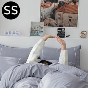 해피니 테라피 M2 호텔 차렵 이불 베개커버세트 슈퍼싱글 SS (그레이)
