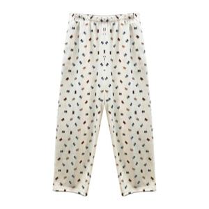[예스]밍크스판 고양이 나염 크림 남성 수면바지 YSMEZA51