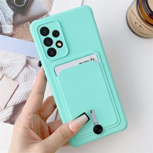 갤럭시A23 4G LTE 파스텔컬러 젤리 카드수납 풀커버 범퍼 케이스