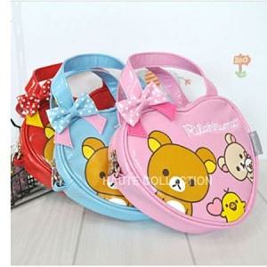 코리락쿠마 리락쿠마 하트 크로스가방