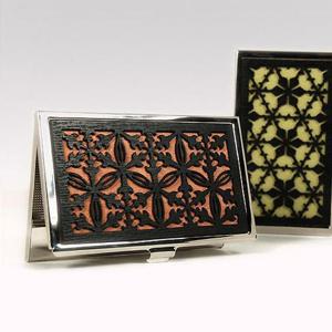 (카라빈카)투각철재명함케이스(금강저꽃문-금강1) 케이스