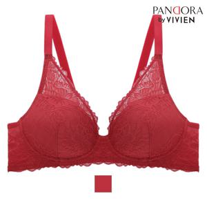 판도라 C-E컵 레드레이스 풀컵 몰드 노와이어 브라 VBR7148