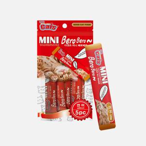 더캣츠 미니베로베로 연어 5P 고양이 간식