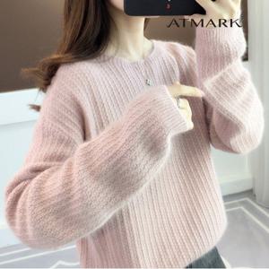 ATMARK (77까지)미니멀파스텔라운딩니트_AA39KN090G
