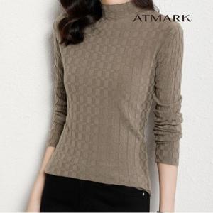 ATMARK (77까지)스퀘어짜임반목니트_AA39KN092G