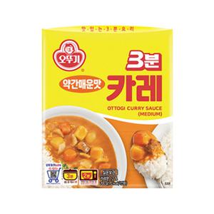 [오뚜기] 3분 카레 약간 매운맛 200g