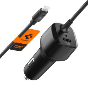 슈피겐 PD 47W 라이트닝 케이블일체형 차량용 고속충전기 PC2100