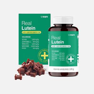 펫생각 데일리케얼 리얼 루테인 눈 영양제 120g 강아지 건강관리