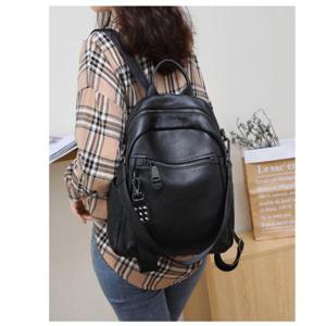 [깨비몰] 여성 데일리 백팩 숄더 심플 소가죽 가방