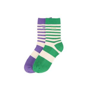 [캉골키즈]키즈 스트라이프 삭스 2팩 QE 0002멀티/AQEKSC00020MU