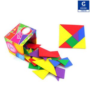 (가베가족)KS2136C 큰솔스토밍탱그램퍼즐소그룹세트+종이케이스