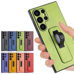 갤럭시S22 플러스 울트라 가죽 풀커버 핑거스트랩 거치대 케이스