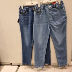 에어워크주니어 CB01 테이퍼드핏 밴딩 데님팬츠 A241B3111B