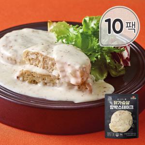 [꼬꼬빌] 심쿵닭가슴살 함박스테이크 홀그레인마요 100g x 10팩