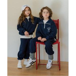 [해피버스](봄-상하복)플레이반집업셋업 네이비