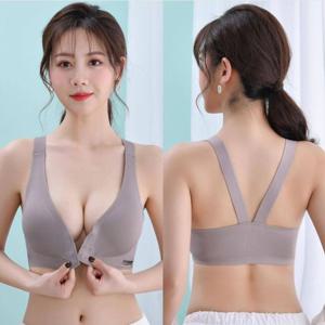 브라 브라렛 심리스 라텍스패드 캡런닝 앞후크브라 브