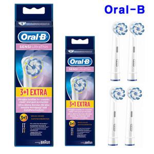 오랄비전동칫솔모 오랄비센시울트라씬칫솔모 eb60 4개 오랄비칫솔모 리필모 센시울트라씬