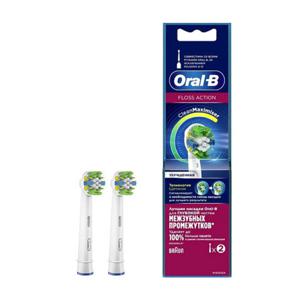 오랄비전동칫솔모 오랄비플로스액션칫솔모 eb25 2개 오랄비칫솔모 리필모 플로스액션