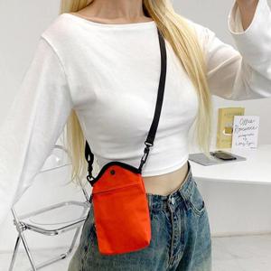 캐주얼 미니 크로스백 남여공용 우정백 커플백 폰가방