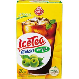 힐링타임 아이스티 매실 14gX20T 오뚜기