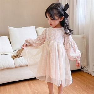 [베이비맥스] 샤벳 플라워 레이스 원피스 R10739