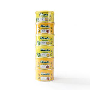 Ricola리콜라 스위스 캔디 2종혼합 6입(레몬민트,오리지널) 600g