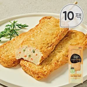 [꼬꼬빌] 심쿵 닭가슴살 어묵바 오리지널 70g x 10팩